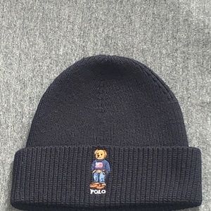 New Mens Ralph Lauren Polo Bear Beanie